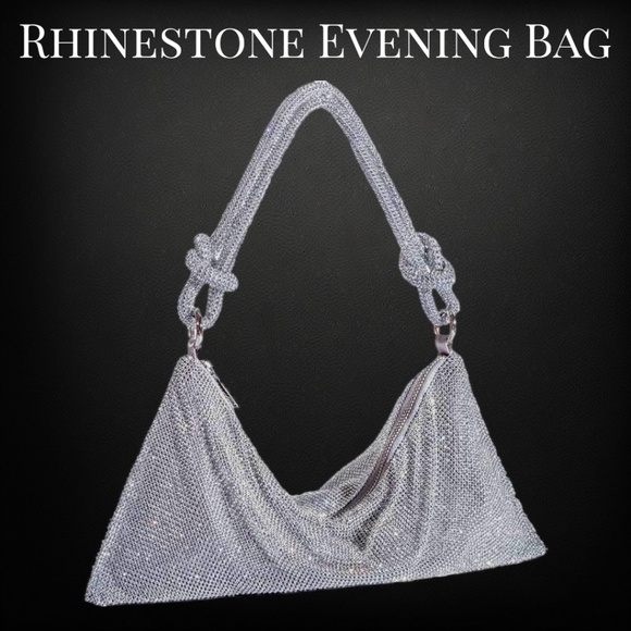 Handbags - Rhinestone Sparkly Shimmering Evening Purse Shoulder Bag  NWT